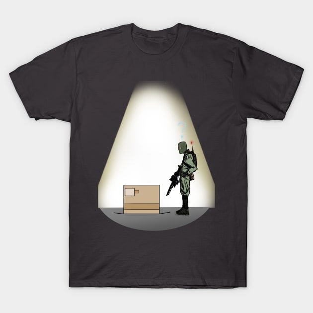 MGS "What's the box?" T-Shirt by Six Gatsby